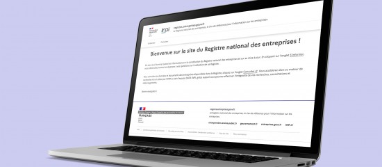 Registre national des entreprises : rectification des données et informations manquantes